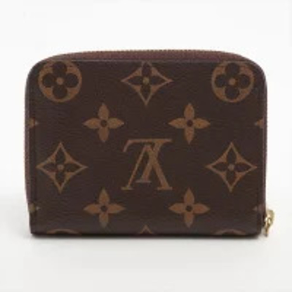 Louis Vuitton Monogram Zippy Coin Compact Wallet Key Case Wallet Brown